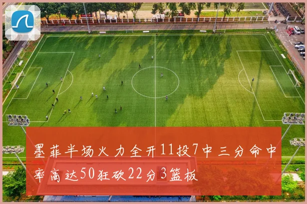 墨菲半场火力全开11投7中三分命中率高达50狂砍22分3篮板